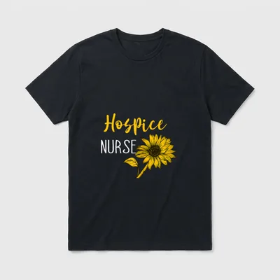 Medical Nurse Life Hospice Terminal Care T-Shirt – Classic T-Shirt in Black