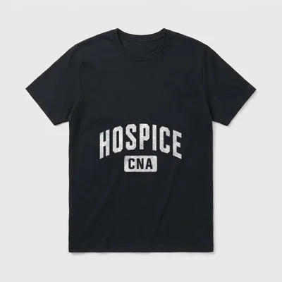 Hospice CNA Certified Nurse Assistant Aide T-Shirt – Classic T-Shirt in Black