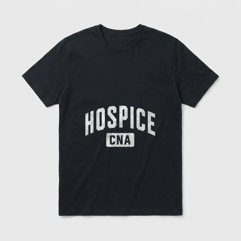 Hospice CNA Certified Nurse Assistant Aide T-Shirt – Classic T-Shirt in Black