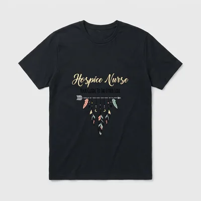 Hospice Nurse Features T-Shirt – Classic T-Shirt in Black