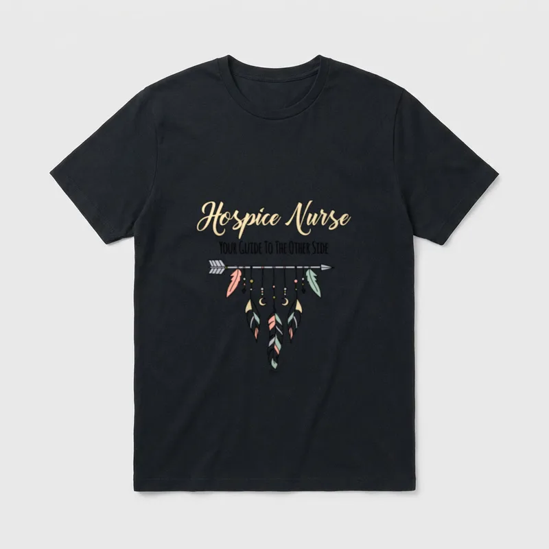 Hospice Nurse Features T-Shirt – Classic T-Shirt in Black