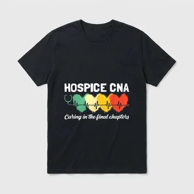Hospice CNA Certified Nurse Assistant Palliative T-Shirt – Classic T-Shirt in Black