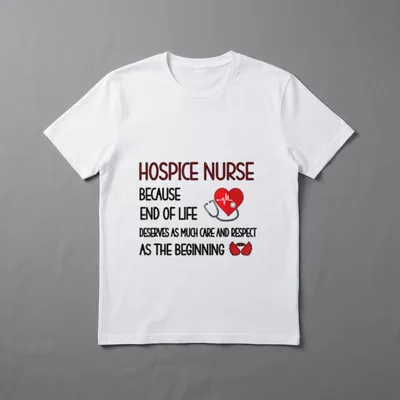 Hospice Nurse Palliative Nursing Lightweight T-Shirt – Classic T-Shirt in Black