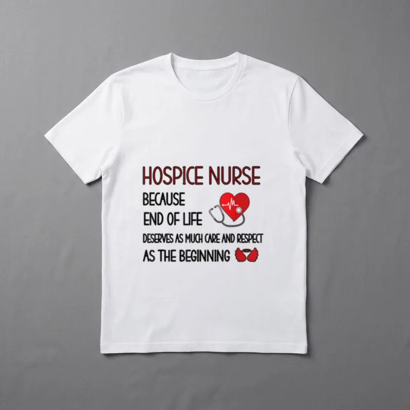Hospice Nurse Palliative Nursing Lightweight T-Shirt – Classic T-Shirt in Black