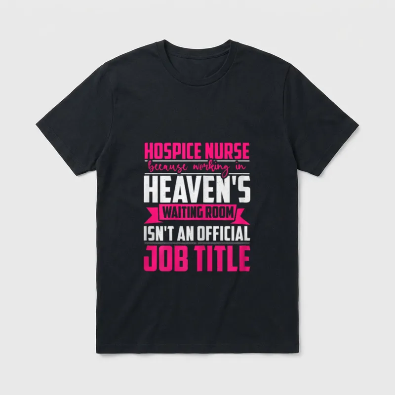 Registered Hospice Nurse Reads T-Shirt – Classic T-Shirt in Black