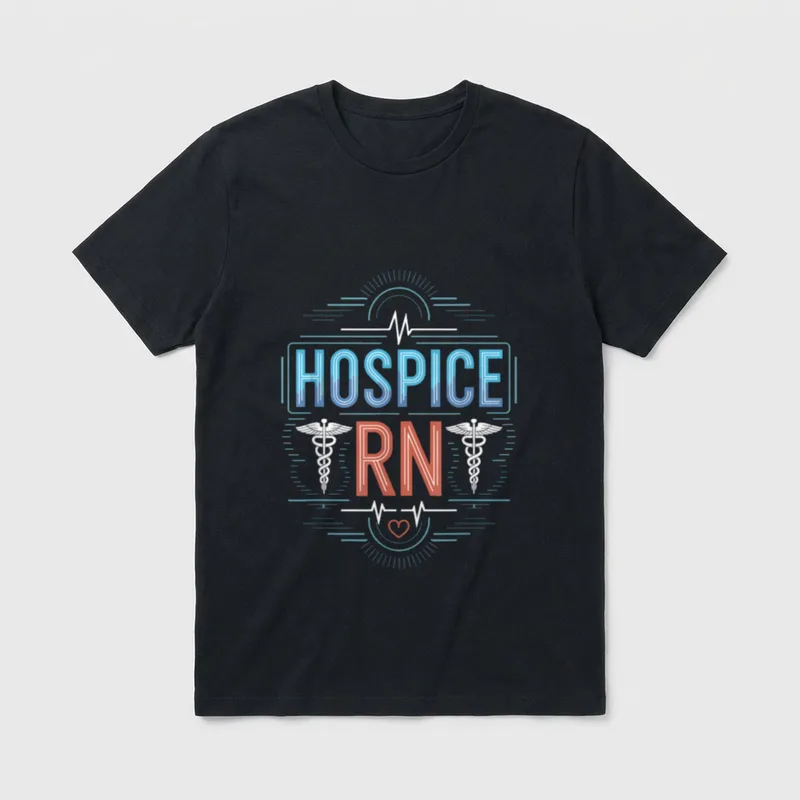 Hospice Rn Nurse Nursing Palliative T-Shirt – Classic T-Shirt in Black