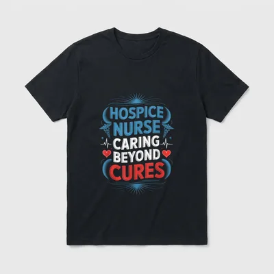 Hospice Nursing for Nurse Palliative Caring T-Shirt – Classic T-Shirt in Black