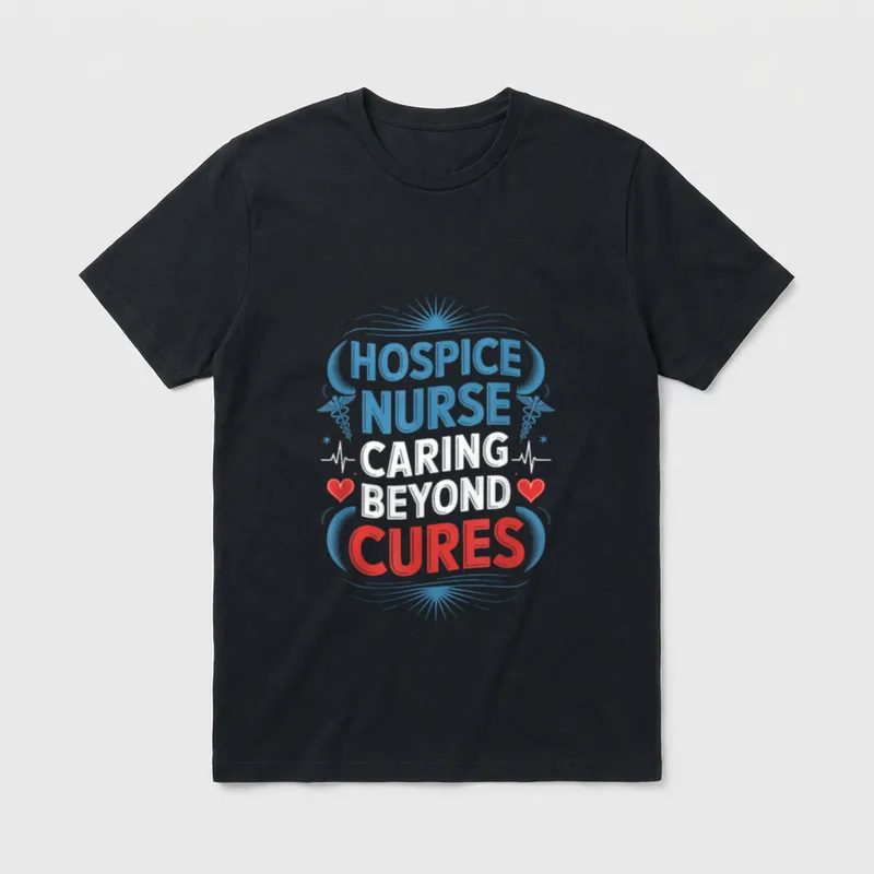 Hospice Nursing for Nurse Palliative Caring T-Shirt – Classic T-Shirt in Black