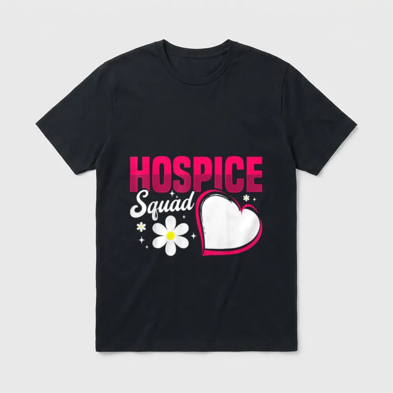 Hospice Squad Registered Night Shift Nurse T-Shirt – Classic T-Shirt in Black