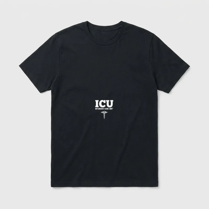 ICU Registered Nurse Intensive Care Unit T-Shirt – Classic T-Shirt in Black