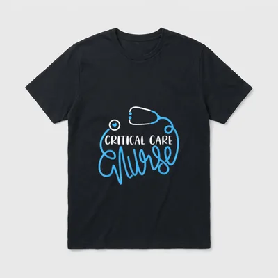 JoinHealthcare Critical Care Nursing Department ICU T-Shirt – Classic T-Shirt in Black