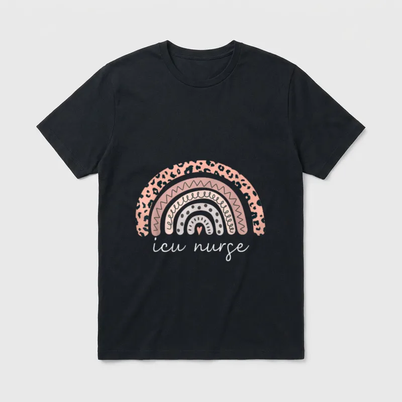 ICU Registered Nurse Intensive Care RN T-Shirt – Classic T-Shirt in Black