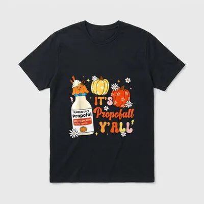 Halloween ICU Nurse Its Propofall Y'all T-Shirt – Classic T-Shirt in Black