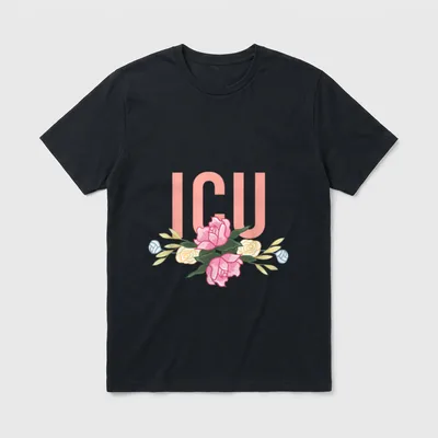 ICU Floral Bar Intensive Care Unit T-Shirt – Classic T-Shirt in Black