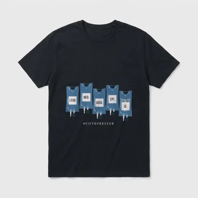 Christ Fifth Pressor Ful Code Nurse T-Shirt – Classic T-Shirt in Black