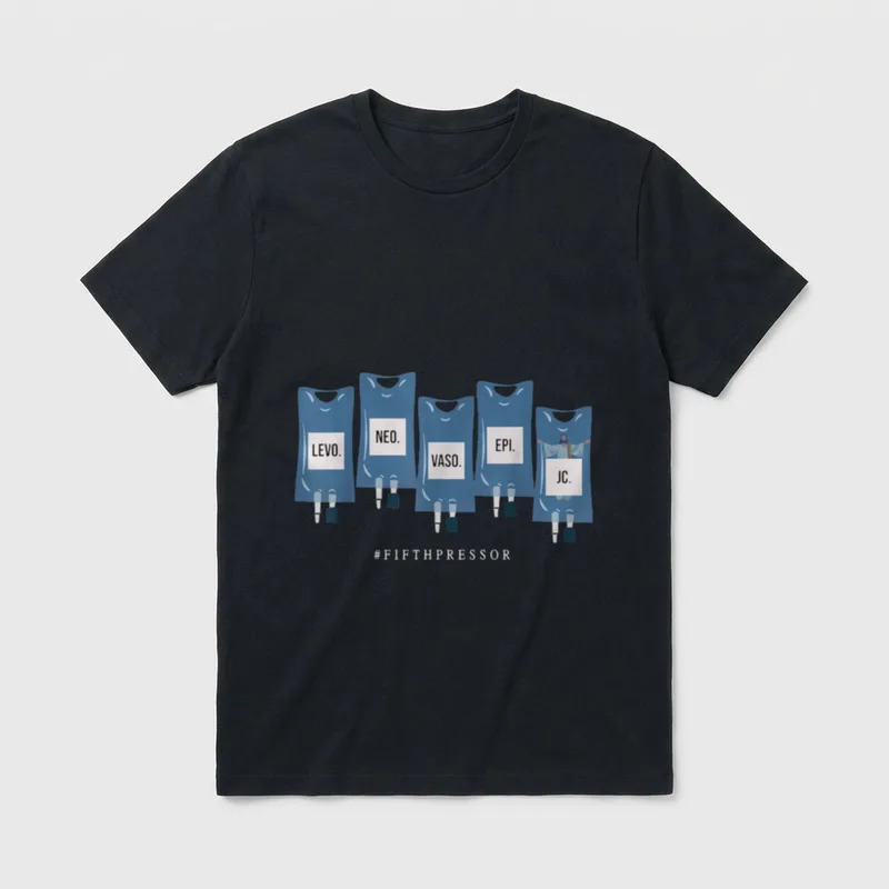Christ Fifth Pressor Ful Code Nurse T-Shirt – Classic T-Shirt in Black