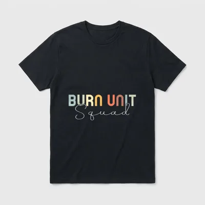 BICU Nurse Burn Intensive Care Unit T-Shirt – Classic T-Shirt in Black
