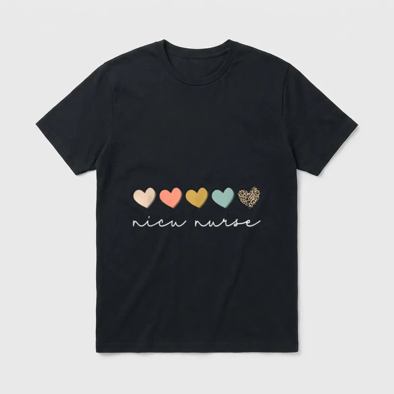 Nicu Nurse Newborn Intensive Care Infant T-Shirt – Classic T-Shirt in Black