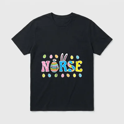 Easter Nurse Eggs ER Icu RN T-Shirt – Classic T-Shirt in Black