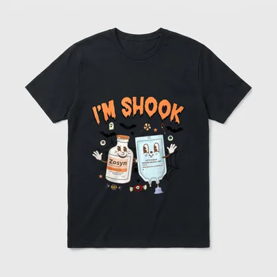 I'm in Shook Halloween Spooky ICU T-Shirt – Classic T-Shirt in Black