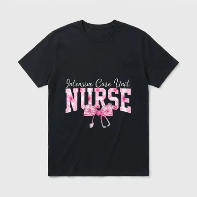 ICU Nurse Retro Intensive Care Unit T-Shirt – Classic T-Shirt in Black