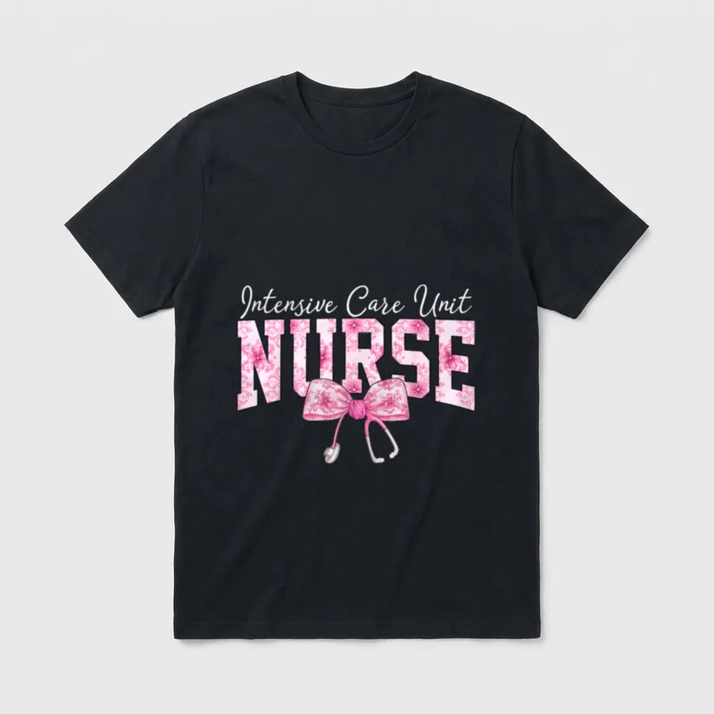 ICU Nurse Retro Intensive Care Unit T-Shirt – Classic T-Shirt in Black