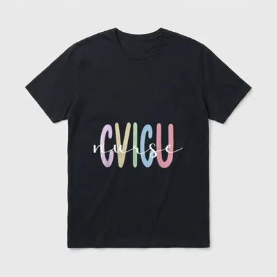 CVICU Nurse Cardiovascular Intensive Care Unit T-Shirt – Classic T-Shirt in Black