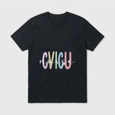 CVICU Nurse Cardiovascular Intensive Care Perfect T-Shirt – Classic T-Shirt in Black