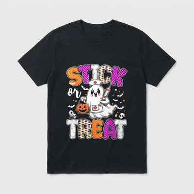 Treat Ghost Phlebotomy Tech ER ICU T-Shirt – Classic T-Shirt in Black