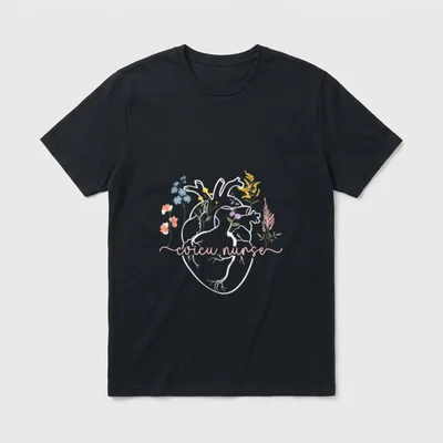 CVICU Nurse Best Cardiovascular ICU Nursing T-Shirt – Classic T-Shirt in Black