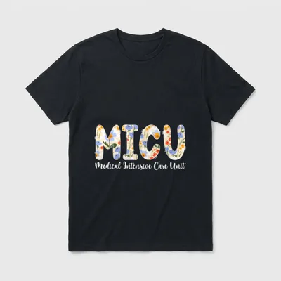 MICU Nurse Medical Intensive Care Unit T-Shirt – Classic T-Shirt in Black