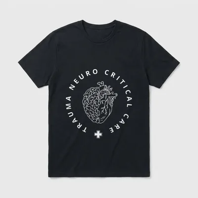 Trauma Neuro Critical Care Nurse ICU T-Shirt – Classic T-Shirt in Black