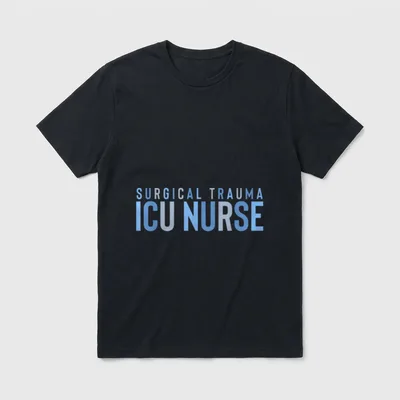 Surgical Trauma Intensive Care Unit Nurse T-Shirt – Classic T-Shirt in Black