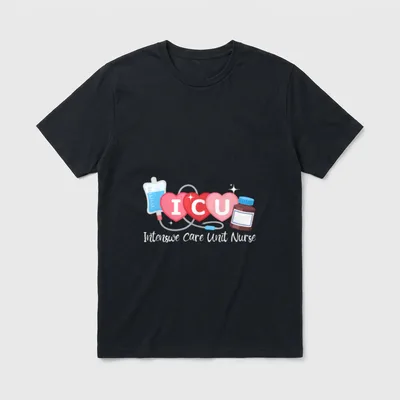 ICU Nurse Intensive Care Unit Emergency T-Shirt – Classic T-Shirt in Black