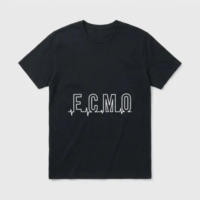 ECMO Nurse Specialist Technician Squad ICU T-Shirt – Classic T-Shirt in Black