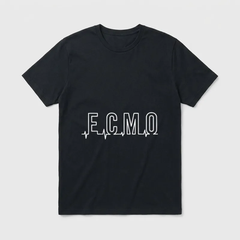 ECMO Nurse Specialist Technician Squad ICU T-Shirt – Classic T-Shirt in Black