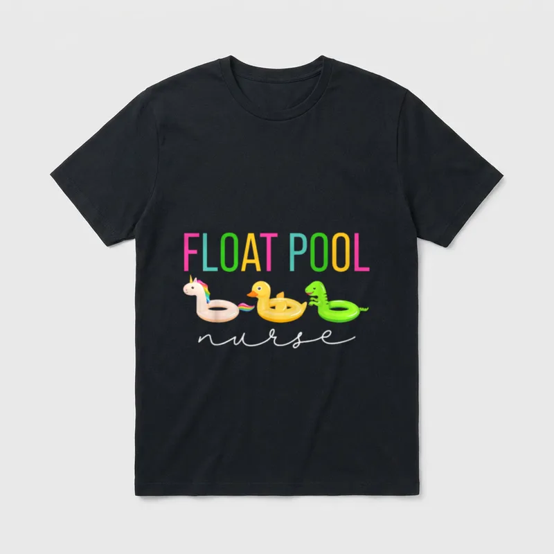 Float Pool Nurse ICU Med Surg T-Shirt – Classic T-Shirt in Black