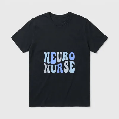 Groovy Neuro Trauma ICU Nurse Neurology T-Shirt – Classic T-Shirt in Black