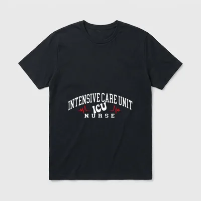 ICU Nurse Intensive Care Unit Medical T-Shirt – Classic T-Shirt in Black