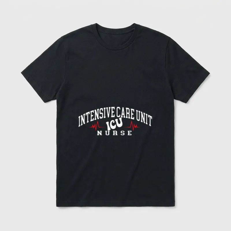 ICU Nurse Intensive Care Unit Medical T-Shirt – Classic T-Shirt in Black