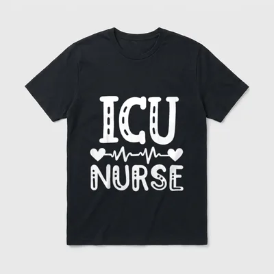 Intensive Care Unit Nurse ICU Classic T-Shirt – Classic T-Shirt in Black