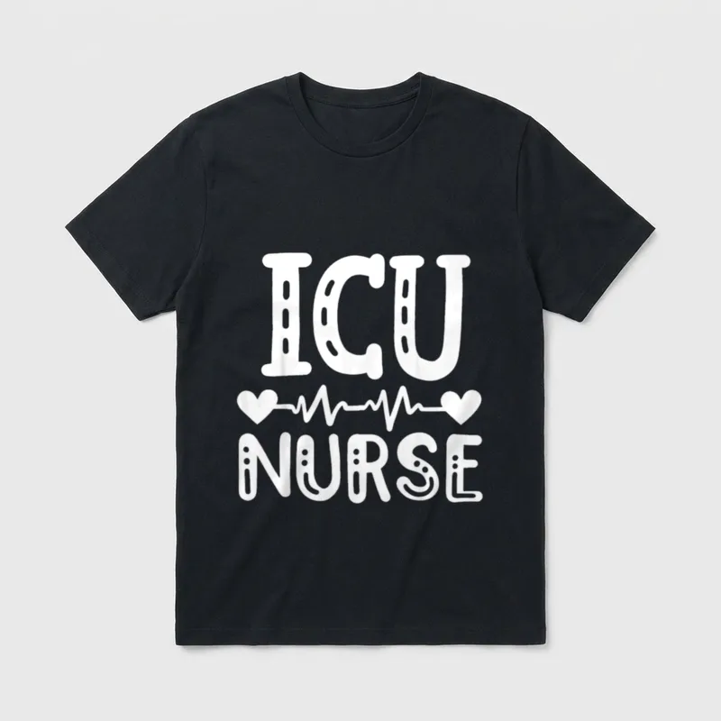 Intensive Care Unit Nurse ICU Classic T-Shirt – Classic T-Shirt in Black