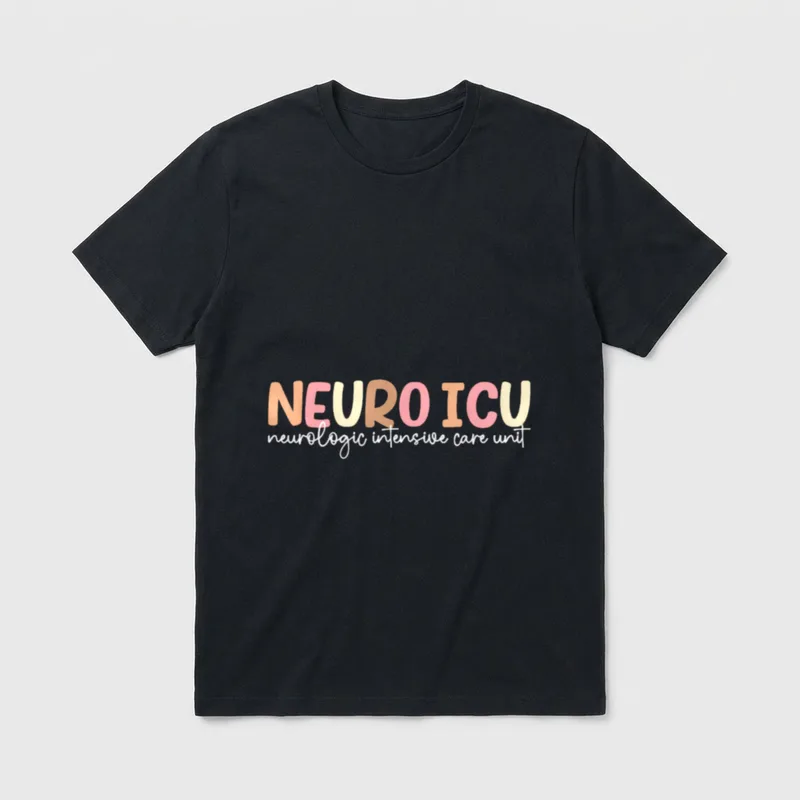 Best Neuro ICU Nurse Neurology Intensive T-Shirt – Classic T-Shirt in Black