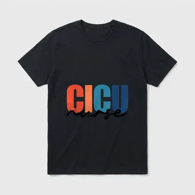 CICU Nurse RN Cardiac Intensive Care T-Shirt – Classic T-Shirt in Black