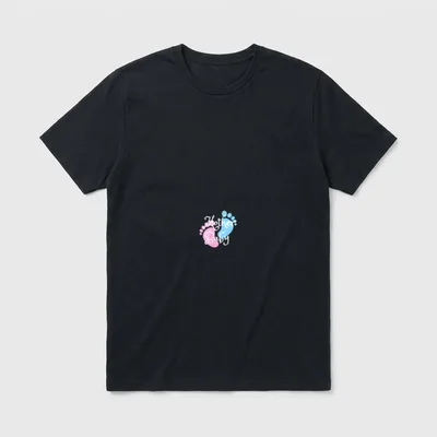Stork Carrying Baby Postpartum Mother-Baby Nurses T-Shirt – Classic T-Shirt in Black