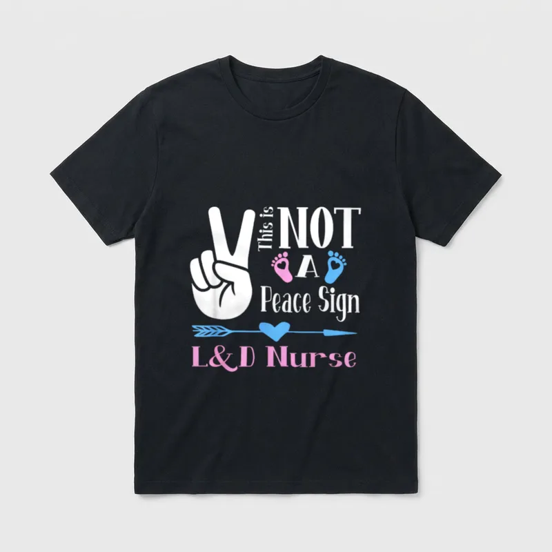 L D Nurse Birth Assistant Labor T-Shirt – Classic T-Shirt in Black
