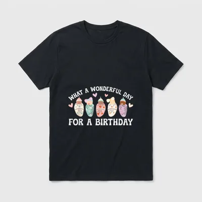Birthday Mother Baby Nurse Postpartum T-Shirt – Classic T-Shirt in Black