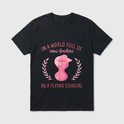 Pink Labor and Delivery Nurse Cowgirl T-Shirt – Classic T-Shirt in Black