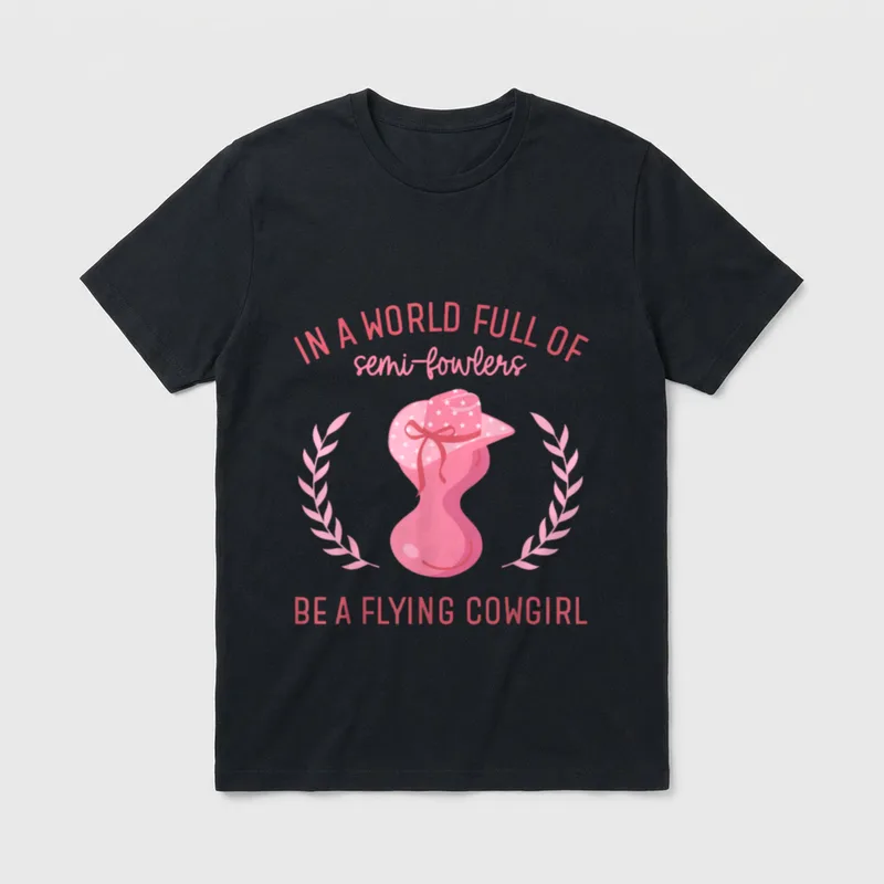 Pink Labor and Delivery Nurse Cowgirl T-Shirt – Classic T-Shirt in Black