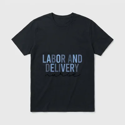 Labor and Delivery Nurse L D T-Shirt – Classic T-Shirt in Black